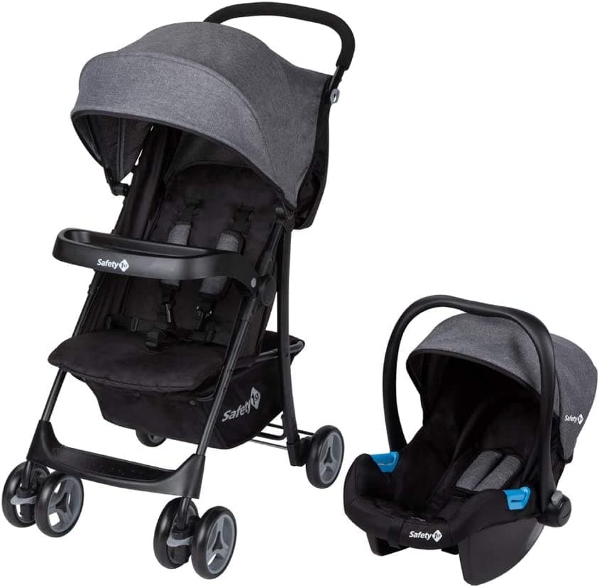 Poussette 2 en 1 Nice Ride noir avec siège auto Cosi Safety 1st