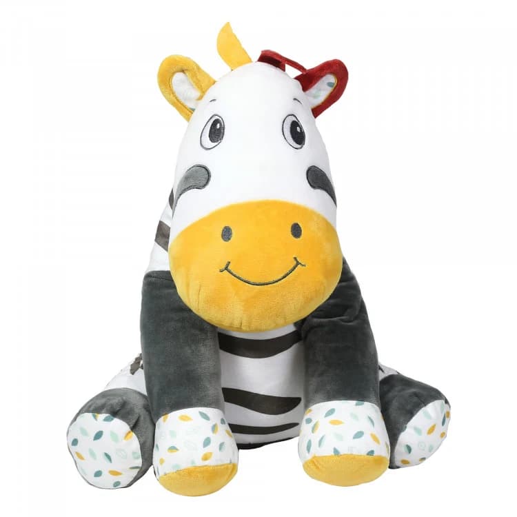 Peluche zèbre 40 cm Trois Kilos Sept multicolore ultra-douce