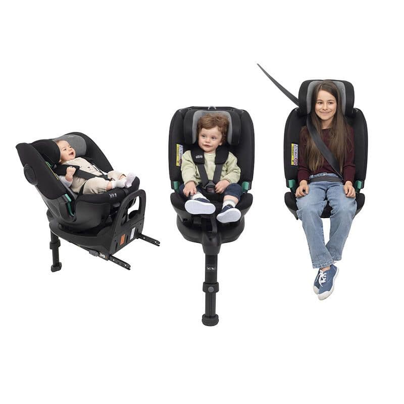SIEGE AUTO FULLSEAT 360 I-SIZE BASE 61-150CM BLACK SATIN - CHICCO